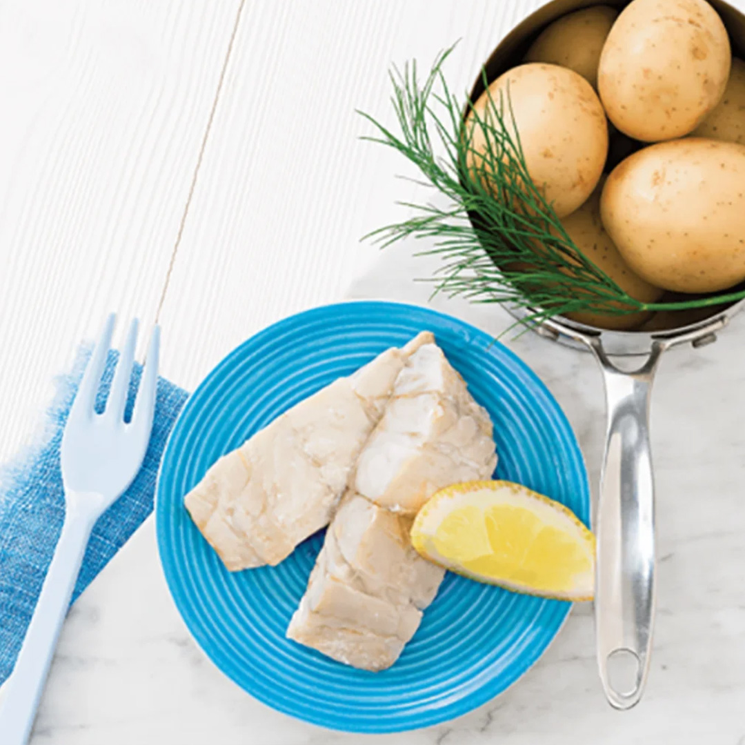 Potato with cod