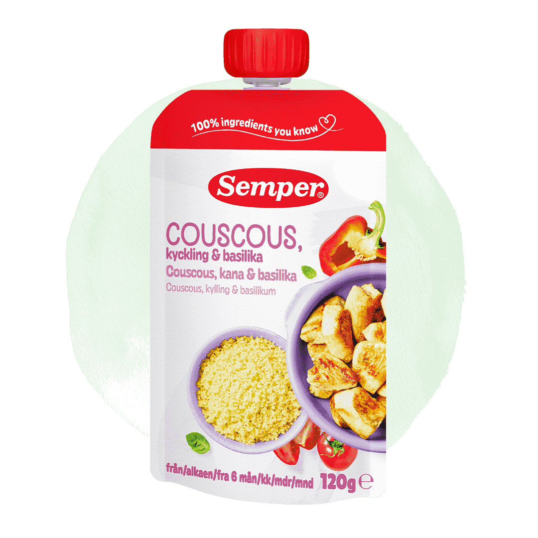 Spiseklar couscous med kylling & basilikum
