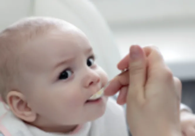 baby eating