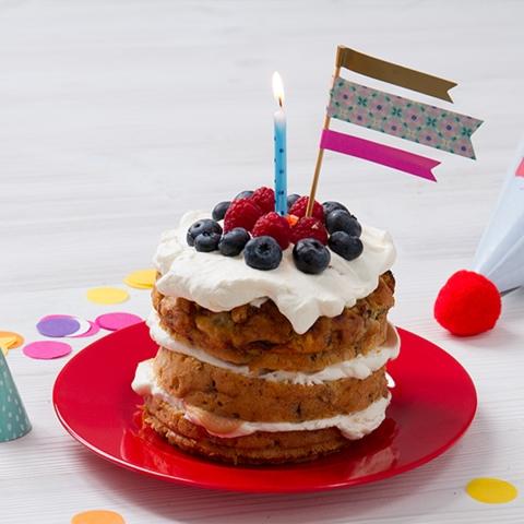 Bursdagskake uten tilsatt sukker